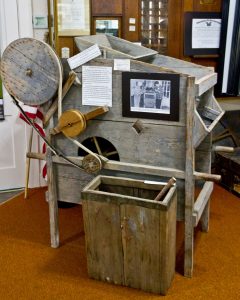 Key Peninsula Historical Society & Museum Cackleberries Humbleberries & Hooch Exhibit, Huckleberry Machine